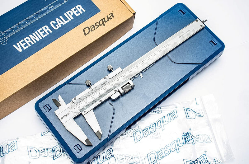 [Australia - AusPower] - Dasqua 1490-7005 0-150Mm / 0-6" Stainless Steel Vernier Caliper with Fine Adjust 