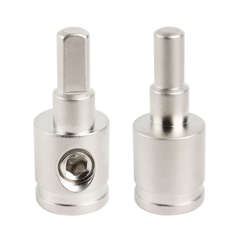 [Australia - AusPower] - Amp Input Reducer Brass with Nickel Plated 0 Gauge Car Audio Power/Ground Amp Input Reducer Adapter 2Pcs Silver 