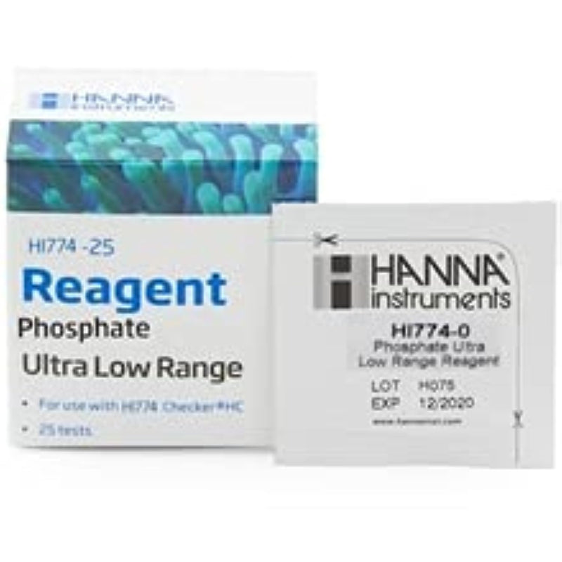 [Australia - AusPower] - HI774-25 Hanna Instruments Phosphate Ultra Low Range Checker HC Reagents (2 Set - 50 Tests) 