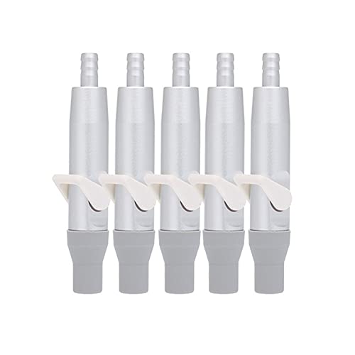 [Australia - AusPower] - 5 PCS Dental Oral Saliva Ejector Suction Short Weak Tip with Cap Adaptor 
