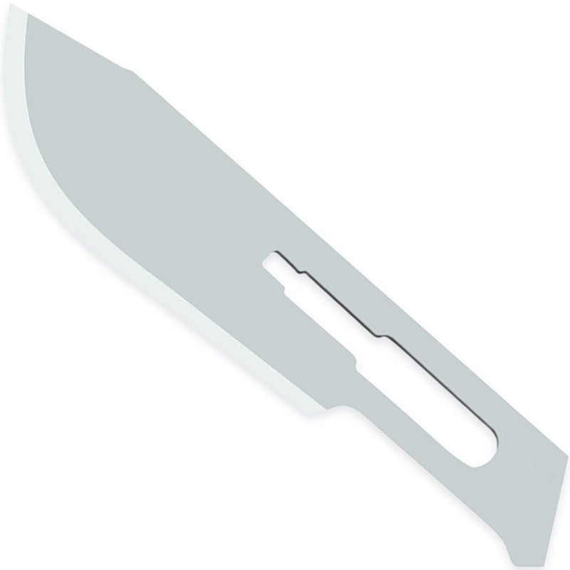 [Australia - AusPower] - Scalpel Blades Sterile High Carbon Steel Dermablade, # 22 Surgical Blades for Dermaplaning, Individually Wrapped Box of 100 Pcs + # 4 Scalpel Handle 