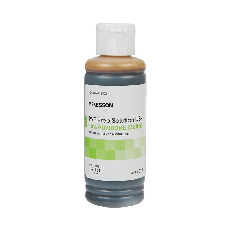 McKesson PVP Prep Solution USP, 10% Povidone-Iodine, 4 oz, 1 Count 4 Fl Oz (Pack of 1)