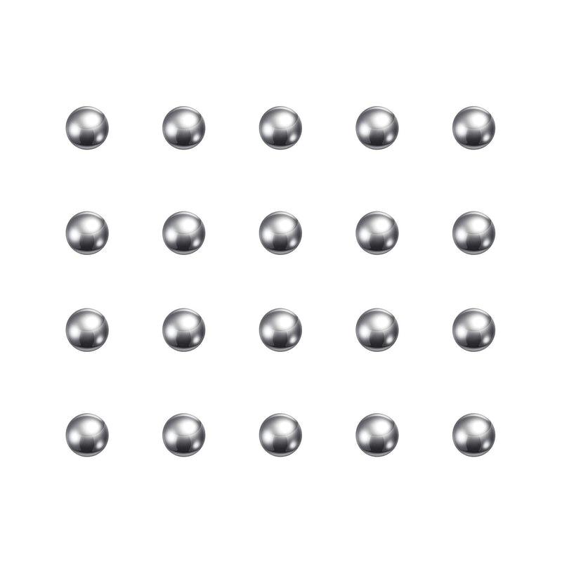 [Australia - AusPower] - uxcell 50pcs 5.5mm 304 Stainless Steel Bearing Balls G100 Precision 