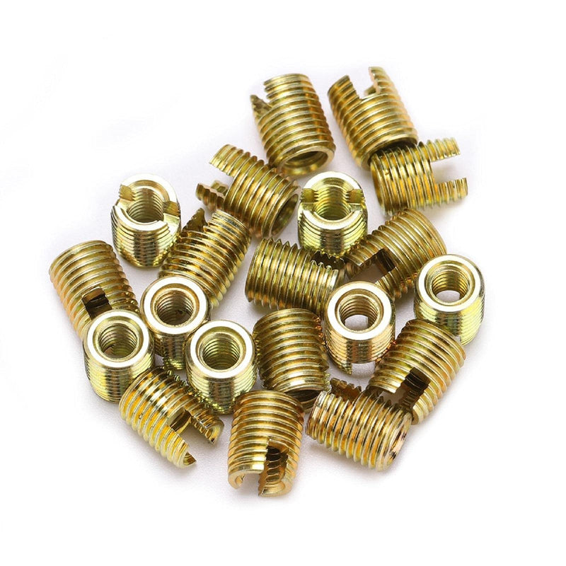 [Australia - AusPower] - YWBL-WH Self-tapping Carbon Steel Inserts Thread Insert Accessories M2 M3 M4 M5 M6 M8 M10 Inserts 20Pcs ((Inner M3*0.5 Outer M5*0.5)), Fastener 
