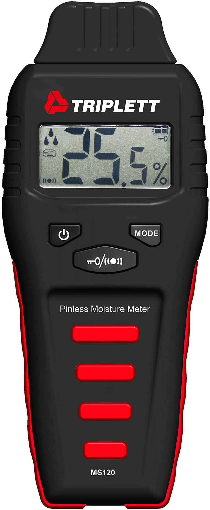 [Australia - AusPower] - Triplett MS120 Pinless Moisture Meter for Wood and Building Materials with Audible Indicator 