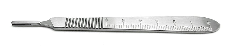 [Australia - AusPower] - SugiMac Scalpel Graduated Handle No. 3 Dental Surgical Stainless Steel Instruments with Scale 