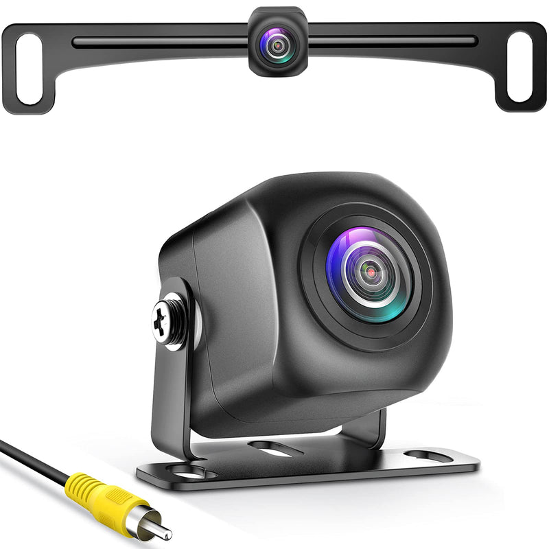 [Australia - AusPower] - Backup Camera,AHD 1080P Metal 170 Degree Wide Angle Rearview Reversing Camera,PMD2A-S Clear Night Vision IP69 Waterproof Reverse Rear View Camera for Car Vehicle SUV RV PMD2A-S-brb 