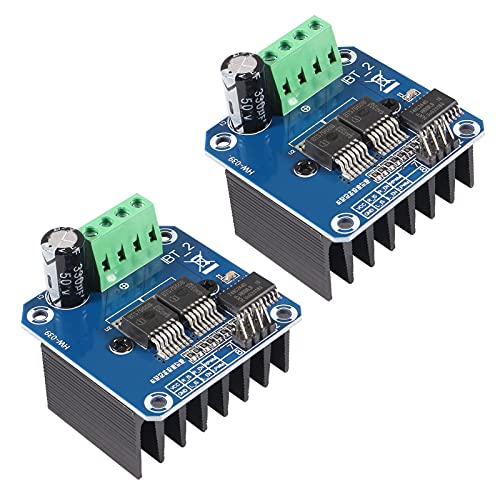 2pcs BTS7960 43A Dual H-Bridge Stepper Motor Drive Current Limit Control Semiconductor Refrigeration PWM for Smart Car Motor Drive for Arduino