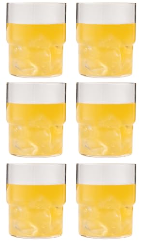 Toyo Sasaki Glass Fino Tumbler, 13.4 fl oz (390 ml), Set of 6, Dishwasher Safe, Made in Japan, Cup 390 ml Solid