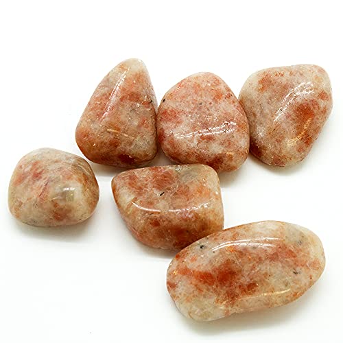 Pachamama Essentials Sunstone Tumbled Stone - Healing Stone (1) 1 Round