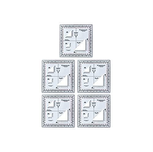 Ironheart Military Protractor Accurately Cut for Land Navigation - 5 Pack Pack of 5