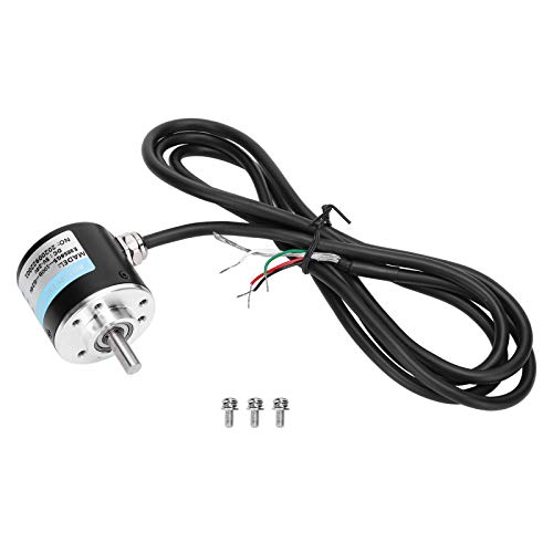 Encoder Incremental Optical Encoder, AB 2-Phase, 5-24V DC Full Wave Encoder for Office Automation Technology (100B)