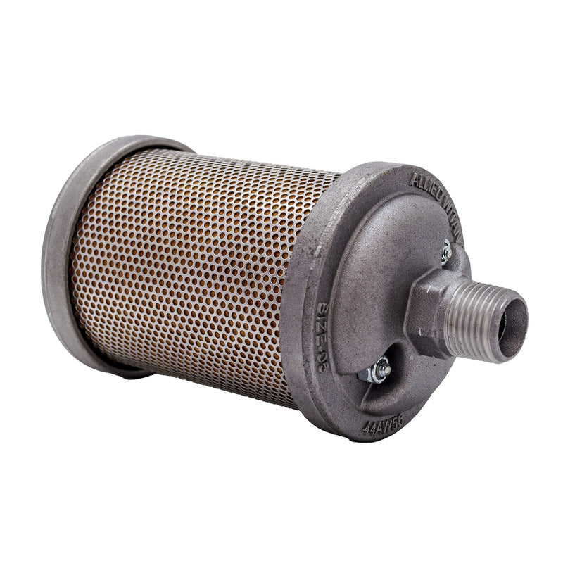 [Australia - AusPower] - ALWITCO M05 Atomuffler Air Exhaust Muffler | 1/2 inches NPT Male, Single Chamber, 125 PSI | Replacement Part | General Purpose | for Compressed Air Equipment & Systems 