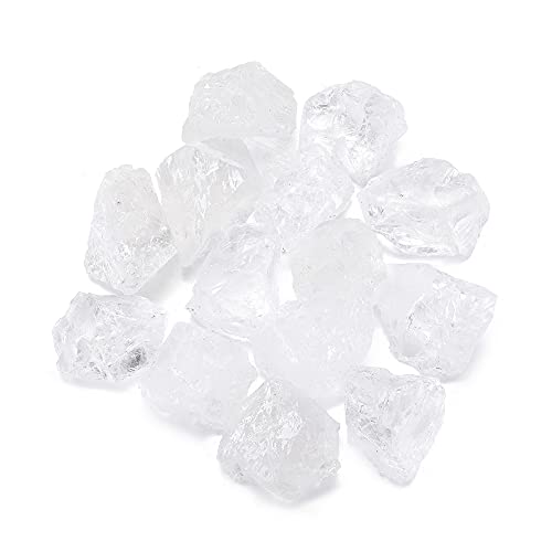 Jovivi Bulk Clear Quartz Crystals, Rough Healing Stones Large 1"