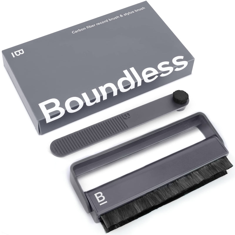 [Australia - AusPower] - Record Cleaner Kit - 2-Piece Vinyl Record Cleaning Kit Includes Vinyl Record Brush & Stylus Cleaner - Carbon Fiber Anti-Static Vinyl Brush & Stylus Brush 