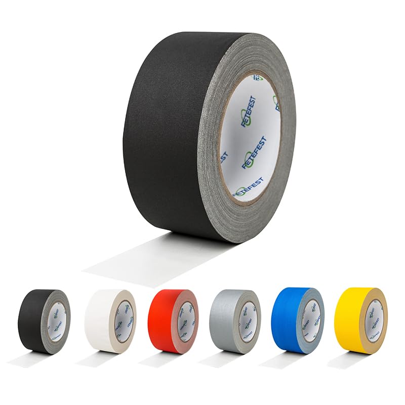 [Australia - AusPower] - Gaffers Tape Black Heavy Duty, 2" by 30 Yards, Professional Grade Gaffer Tape, Non-reflective, No Residue, Hand Tear, Self-adhesive, Multiple Purposes (Black, 2 inches x 30 Yards) 2" Black (1 Roll) 