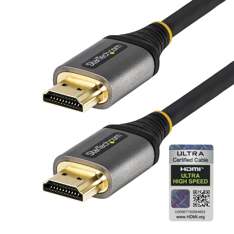 StarTech.com 10FT/3M HDMI 2.1 Cable 8K - Certified Ultra HIGH Speed HDMI Cable 48GBPS - 8K 60 10 ft