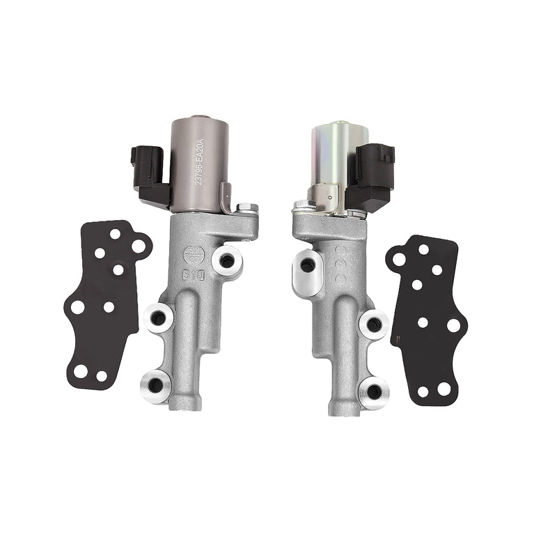 Engine Valve Variable Timing Solenoid Oil Control VVT Left Right Compatible with Nissan Frontier Pathfinder Xterra Quest Maxima Altima Murano 350Z OE# 23796-EA20A 23796EA20B 917-011 917-012 917-011+917-012