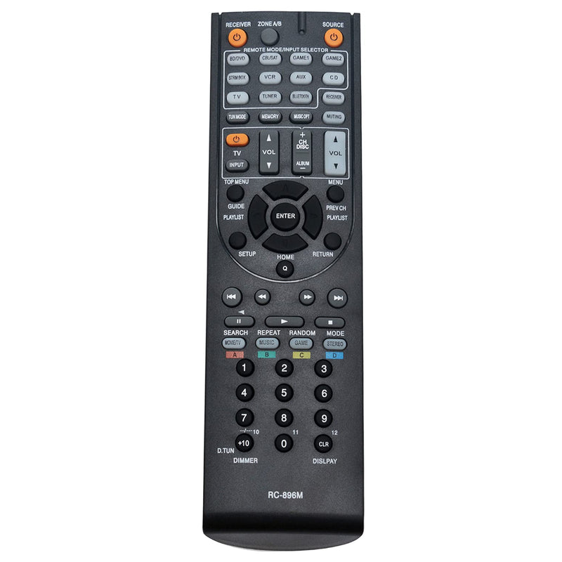 [Australia - AusPower] - RC-896M Replacement Remote Control Commander fit for Onkyo 7.1 Channel Audio Video AV Receiver TX-SR444 TXSR444 