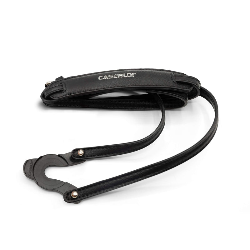 [Australia - AusPower] - CASEBUDi Crossbody Phone Lanyard Compatible with included Disc (Petite-Black) Petite-black 