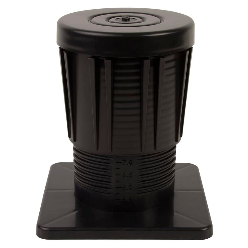 [Australia - AusPower] - DiversiTech AER-8BL Equip Riser, Adj, Blk, 8in. 