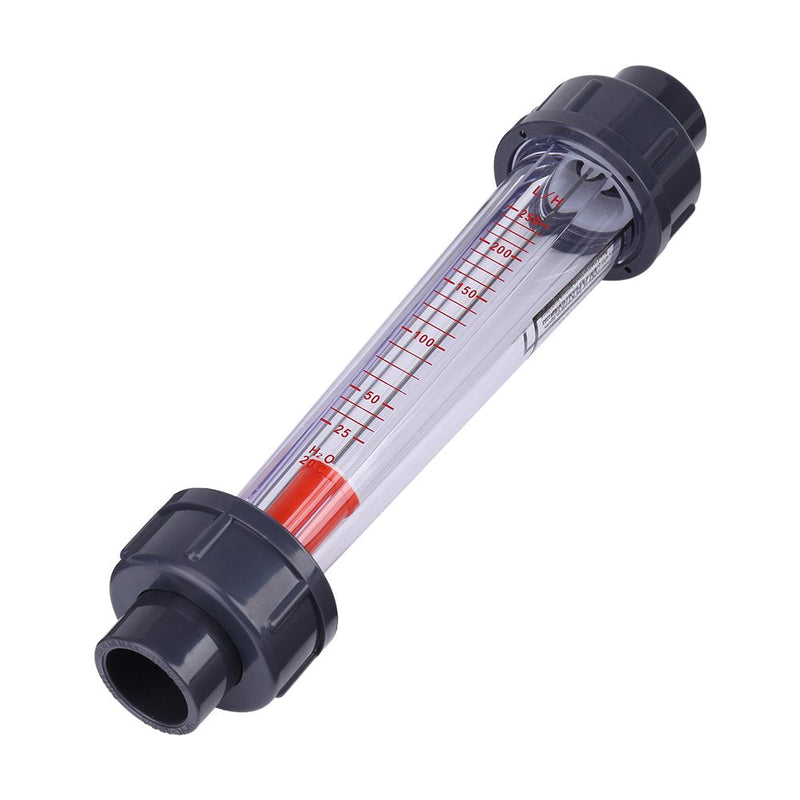[Australia - AusPower] - Rotameter, Flow Meter Water Flow Meter Plastic Tube Type 25-250L/H Instantaneous Water Flow Meter Flowmeter 