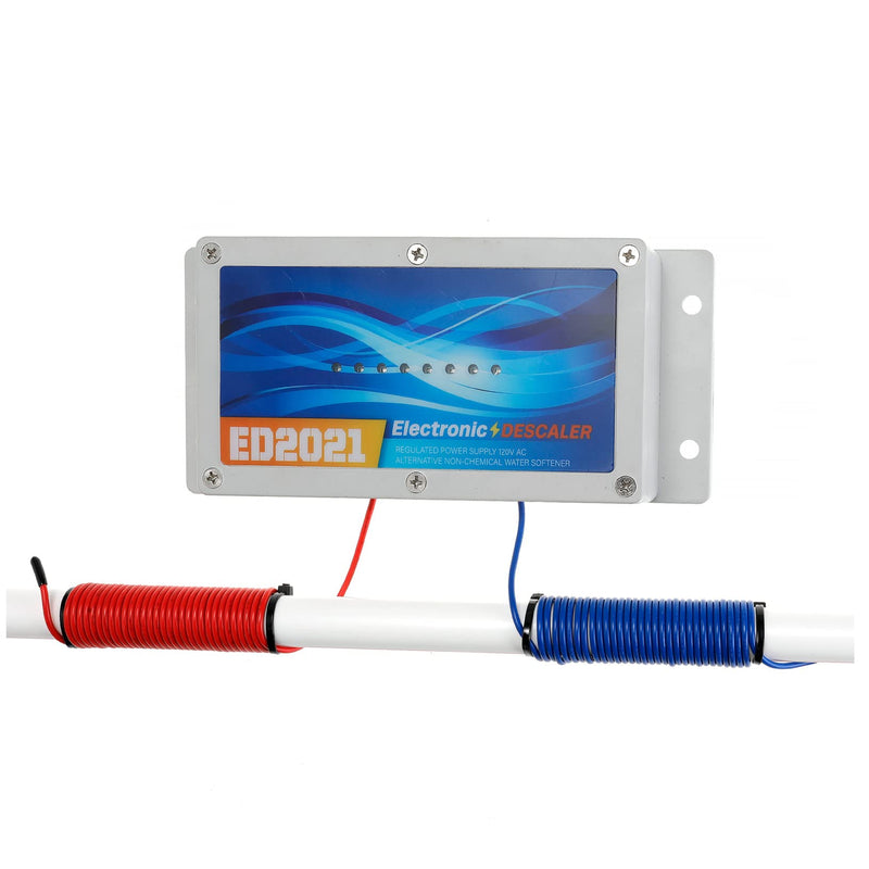 [Australia - AusPower] - Electronic Water Descaler System, Reduces Limescale, Rust, and Minerals, No Chemicals, Easy Installation 