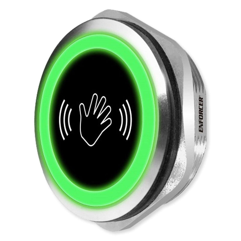 [Australia - AusPower] - Seco-Larm CS-PD422-PQ Enforcer Touchless Infrared Proximity Sensor, Stainless Steel, 22mm 