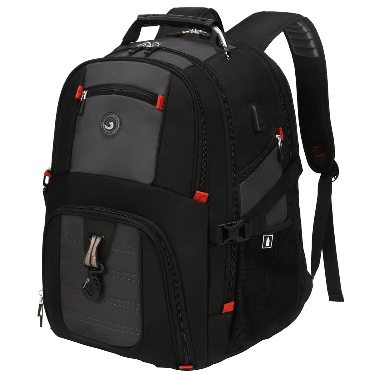 SHRRADOO Extra Large 52L Travel Laptop Backpack with USB Charging Port AusPower Australia SHRRADOO Extra Large 52L Travel Laptop Backpack with USB Charging Port AusPower Australia