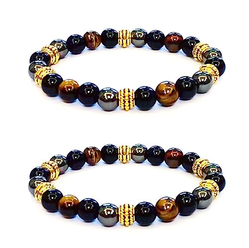 Triple Protection Bracelet Bring Luck and Prosperity for Men Women E