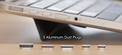 [Australia - AusPower] - BASEQI Aluminum Dust Plugs (iHUT) for MacBook Pro Retina 13" & 15" 