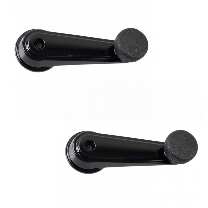 [Australia - AusPower] - TRQ Front Window Crank Handle Black LH RH Pair for Heavy Duty Mack Truck 