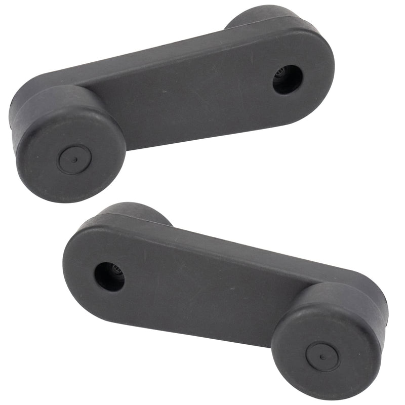 [Australia - AusPower] - TRQ Front Window Crank Handle Black LH RH Pair for HD Freightliner Truck New 