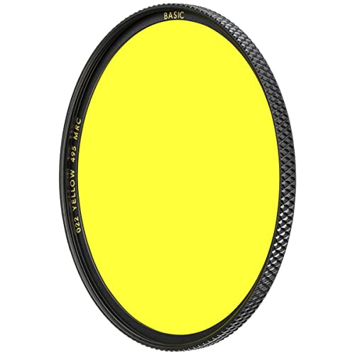 B+W 52mm Basic Black & White (Yellow) MRC 022M Glass Filter