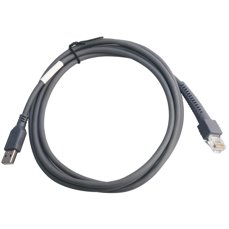 [Australia - AusPower] - Barcode Scanner USB Cable LS2208/A LI2208 LS4278 STB4278 LI4278 USB to RJ45 Compatible for Motorola Symbol Zebra (2M / 6FT Flatted USB Port) 2M / 6FT Flatted USB Port 