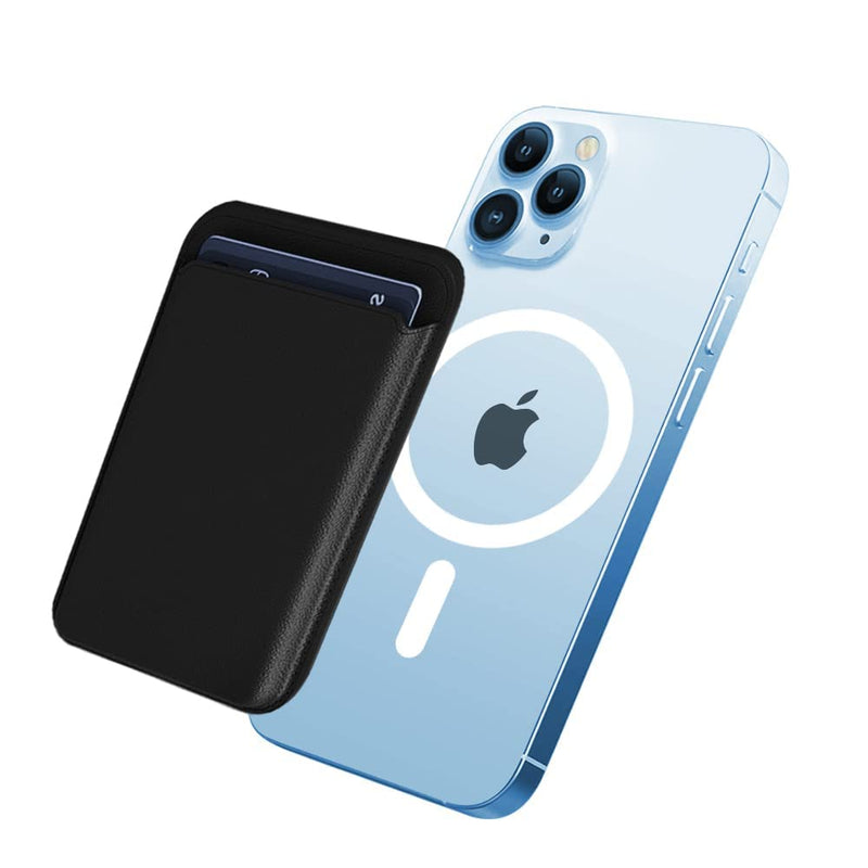 [Australia - AusPower] - Magnetic Card Wallet Holder with MagSafe for iPhone 15 Pro Max/15 Pro/15 Plus/15,for iPhone 14 Pro Max/14 Plus/14 Pro/14, for iPhone 13 Pro Max/13 Pro/13/13 Mini, for iPhone 12/12 Pro/12 Max,Midnight Midnight 