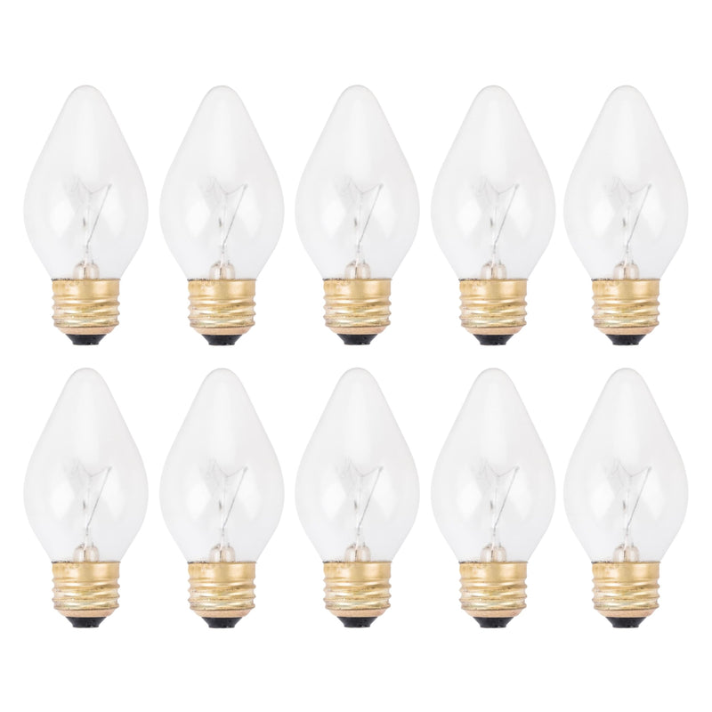 OCS Parts Hatco 02.30.043.00 Specialty Light Bulbs for Commercial Heat Warmers | 10-Pack | 60W E25 Torpedo Shape PFTE Coated High Temp Shatter Resistant Specialty Consumer Lamps