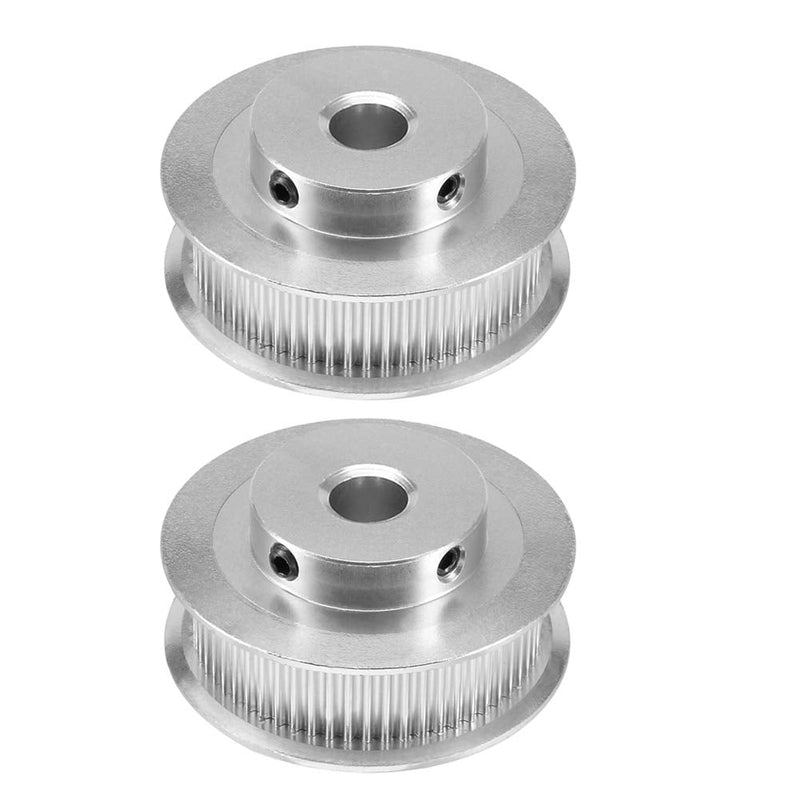 [Australia - AusPower] - 2PCS GT2 Timing Pulley Aluminum Alloy Timing Belt Pulley Synchronous Wheel 3D Printer Accessories for 6mm Width Timing Belt (60 Teeth Bore 8mm) 60 Teeth Bore 8mm 2 