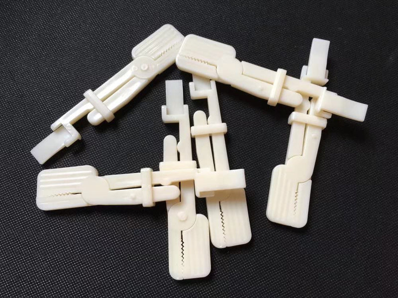 [Australia - AusPower] - 10Pcs New Plastic Snap X-Ray Film Radiograph Holder Clip (White) 