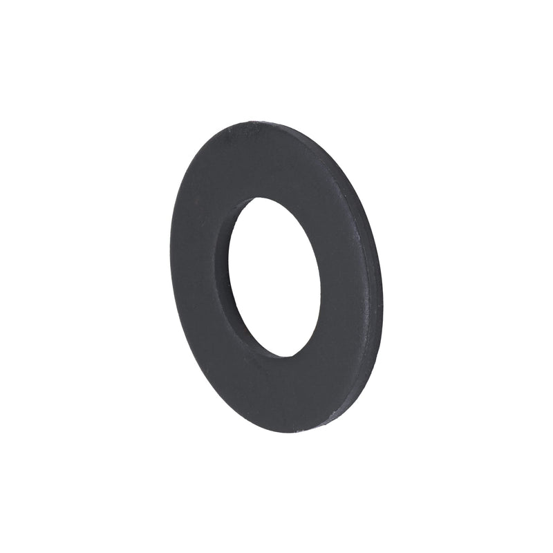 [Australia - AusPower] - Black Washer Fits 3/8" Diameter Screw Size (50 pcs), 13/16" Outside Diameter, Steel with Weatherproof Black Ruspert Coating for Outdoor Use by Makers Bolt 3/8" (.406ID x .813OD x 0.051TH) 