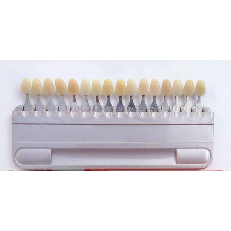 [Australia - AusPower] - Dental Equipment Teeth Whitening Porcelain Classic 16-Color Guide Model Shade Guide 1PCS 