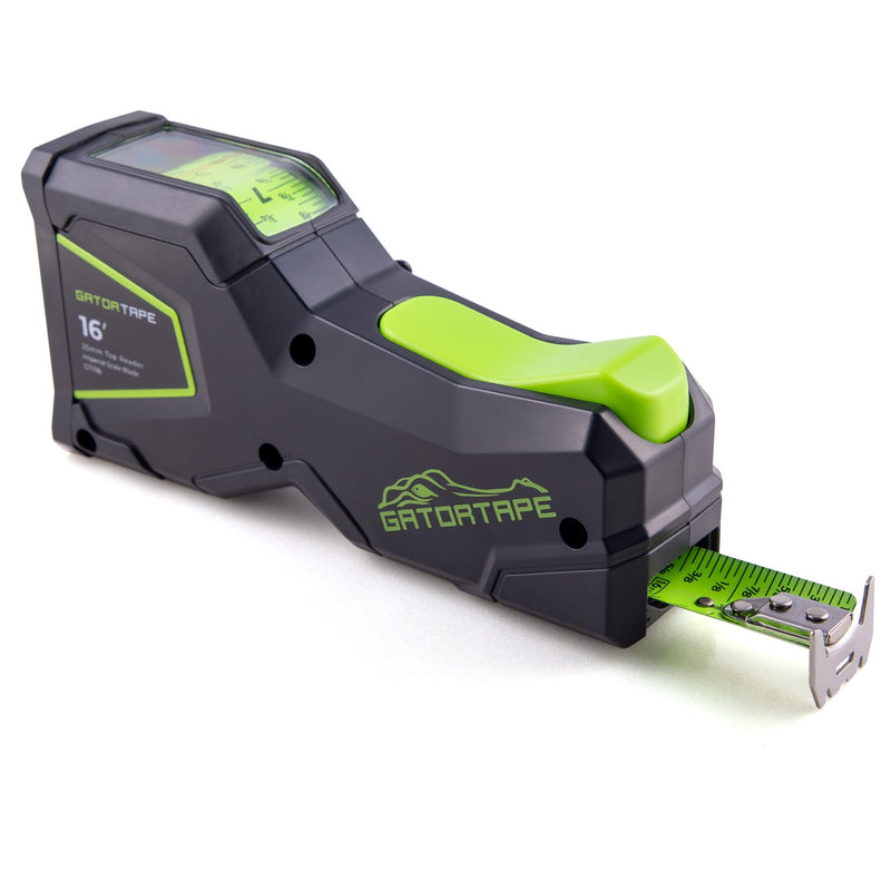 [Australia - AusPower] - MK2.0 Precision Retractable Measuring Tape (Inches) | Top-View Internal Reading | Ideal for DIY, Carpentry & Construction Imperial 