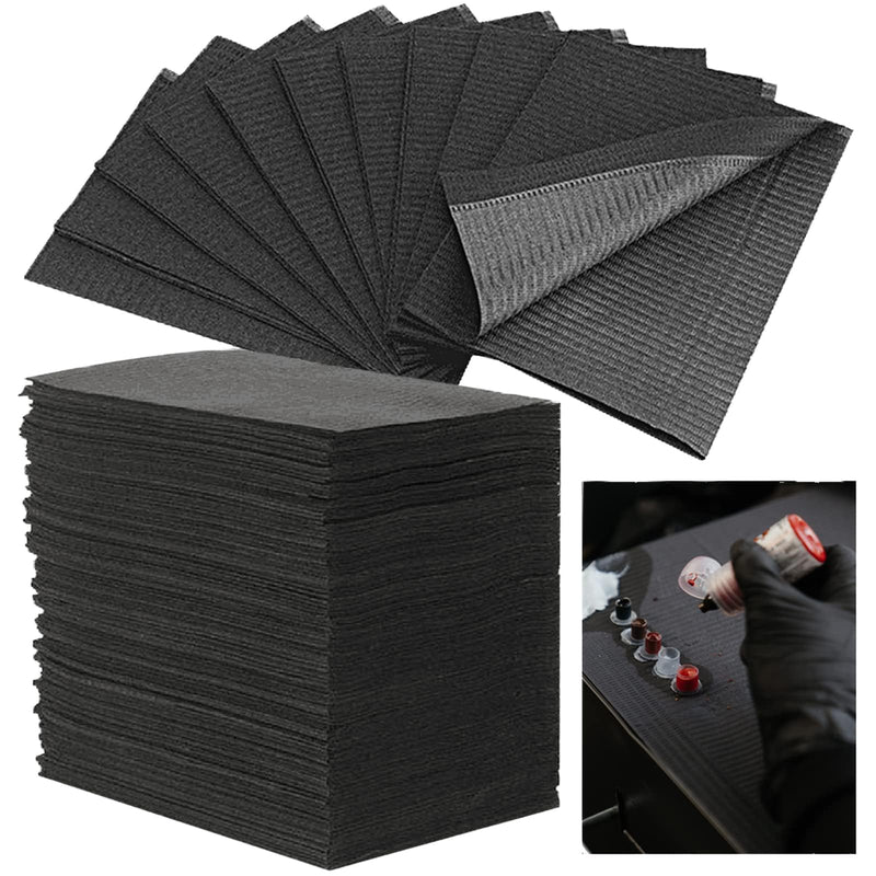 [Australia - AusPower] - Dental Bibs Disposable Dental Bibs Sheets 3 Ply Tissue Waterproof Lap Cloths 13" x 18" Patient Bibs Tattoo Bibs 50pcs 