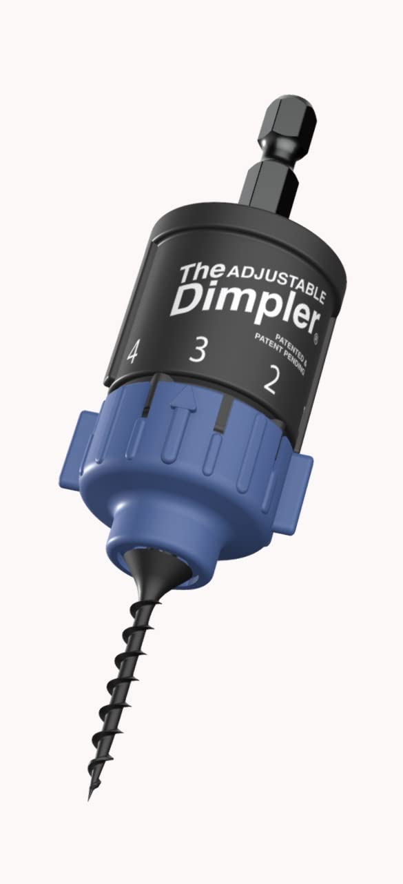 [Australia - AusPower] - Adjustable DIMPLER ® Drywall Bit - Perfect for Converting Electric and Impact Drills into a Drywall and Deck Screw Gun holds the screw with a Powerful Magnet. 