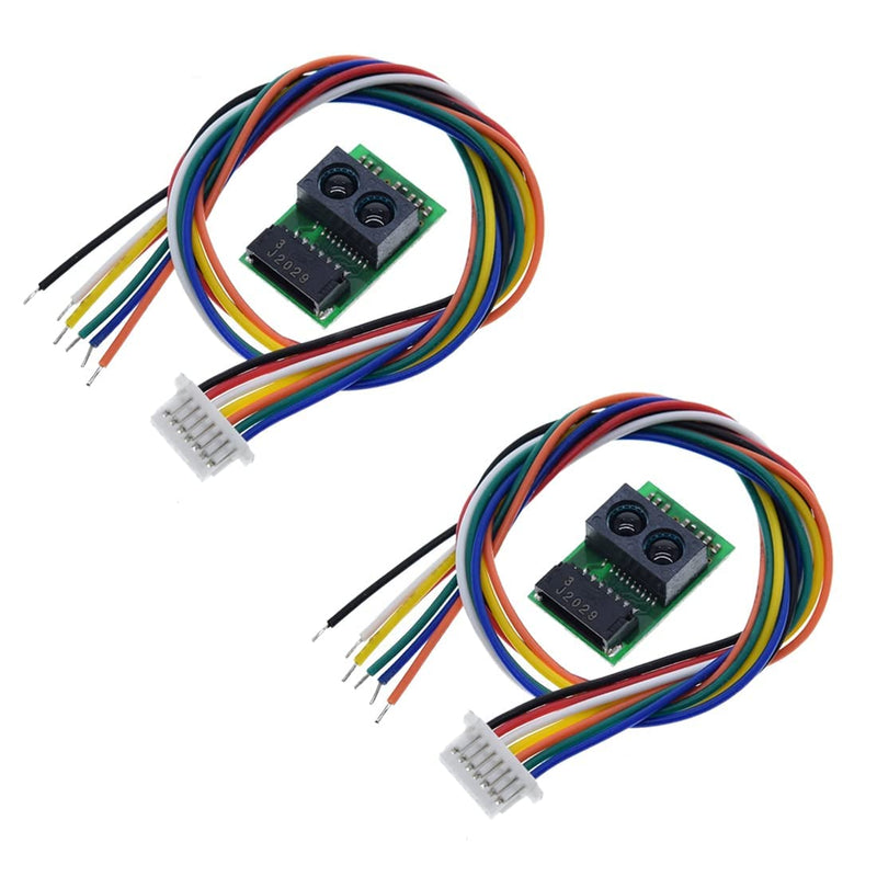 [Australia - AusPower] - HiLetgo 2pcs GP2Y0E03 Infrared Distance Measurement Sensor Module 4-50CM Range I2C Analog Output 2.7V-5V for Cleaning Robot 