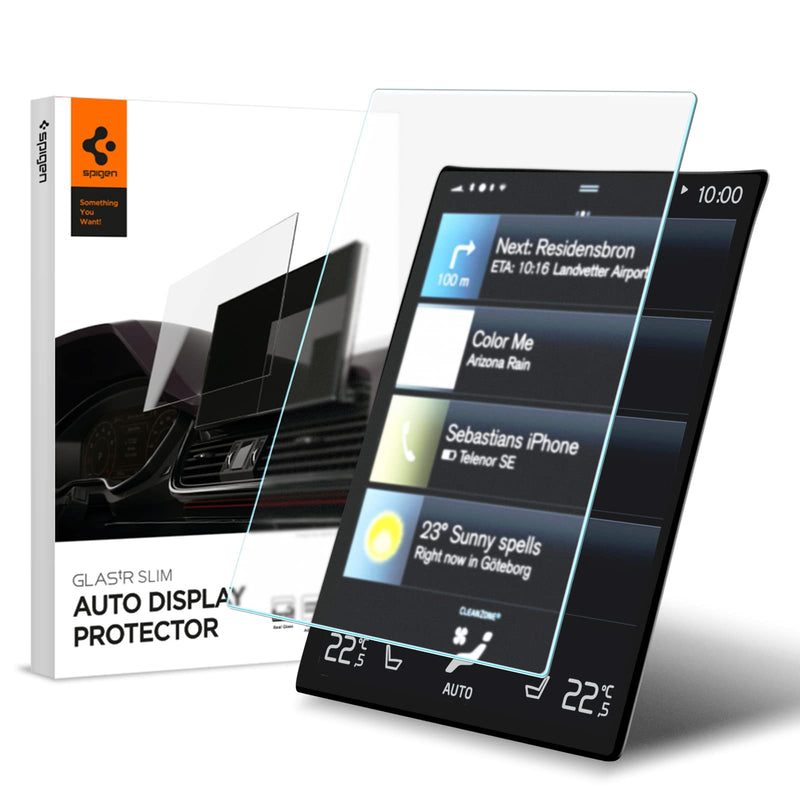 [Australia - AusPower] - Spigen Glas.tR Anti-Glare Matte Tempered Glass Screen Protector for Volvo XC90/XC60/XC40/S90/S60/V90/V60(2016-2021) 8.7 inch Screen - 1 Pack 