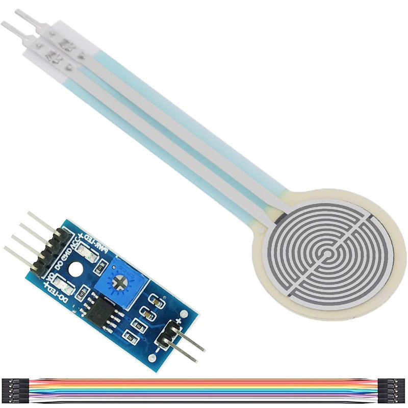 [Australia - AusPower] - FSR402 Thin Film Pressure Sensor Resistance Pressure + Linear Voltage Conversion Module,with Connecting Cable for arduino 51 MCU STM32 