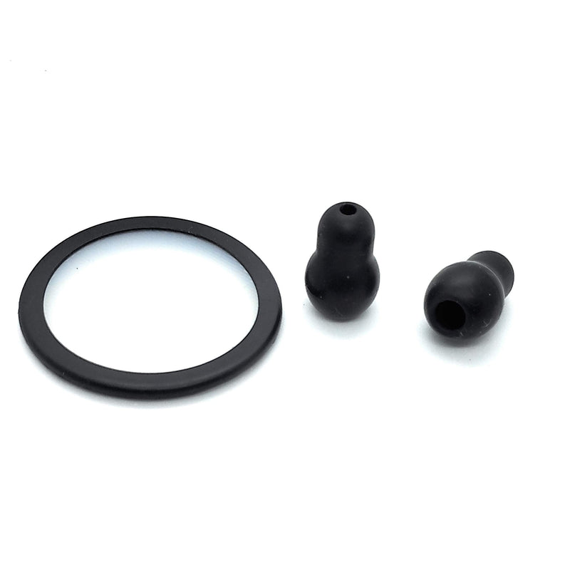 [Australia - AusPower] - Adult Diaphragm Replacement - Fits Cardiology IV (4) Classic III (3), Classic II (2) Stethoscopes - 2 Extra Ear Pieces, Compatible with Littmann 