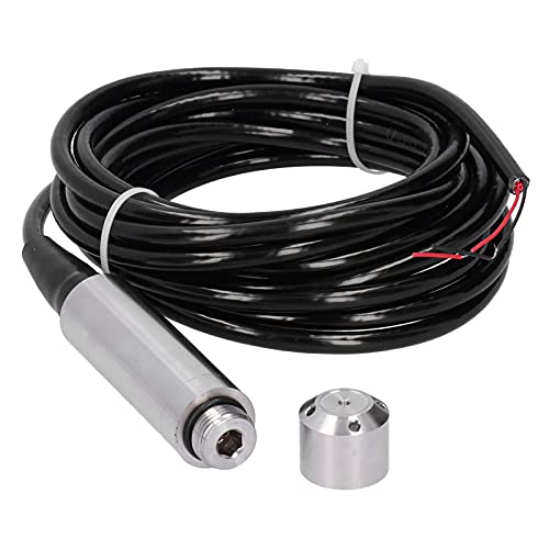 Level Sensor Liquid Water Level Sensor, Level Indicator Cistern Level Transmitter 5 m Cable Water Level Sensor Detector 12-32 VDC 4-20 MA (0-2 m) 0-2 Months