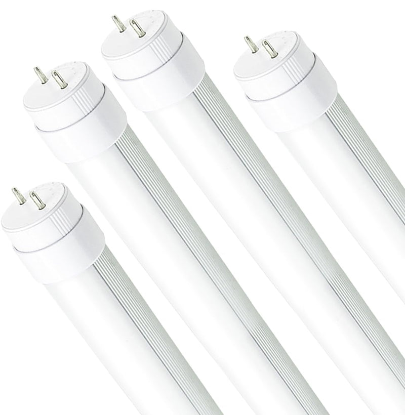 [Australia - AusPower] - 4 Pack F15T8 LED Replacement Bulb,120V,7W,5000K Daylight White,F15T8 LED Rotatable End Caps,Frosted Cover,18 Inch Led Bulb 4 Count (Pack of 1) 